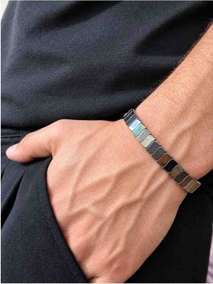 Belirtilmemiş Unisex hematit Doğal Taş Bileklik