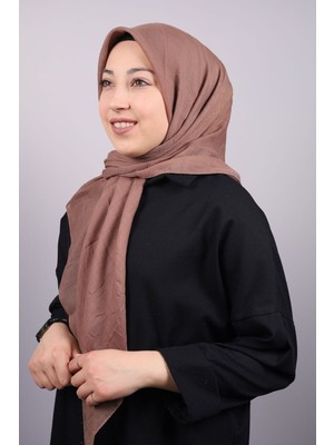Bonjela Düz Renk Kraş Bambu Eşarp - Desen-01 - Renk-03