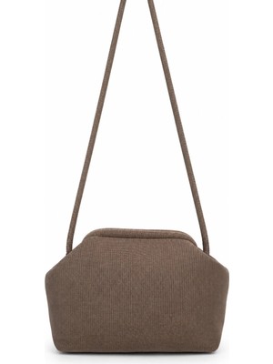 Heybes Kadın Vizon Askılı Clutch Portföy El Çantası