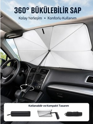 SS Home Concept Pratik Ön Cam Güneşliği – Geniş Kapsama Alanı, Kolay Saklama Yeni Nesil
