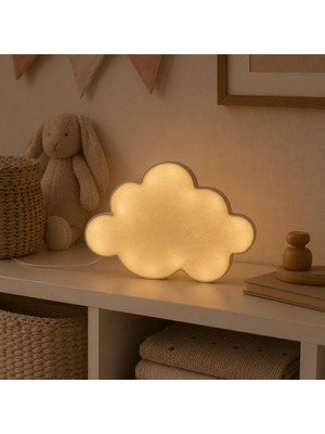 Slyvia Soft Cloud Lamp / Bebek Odası Için Yumuşak Gece Lambası - 3D
