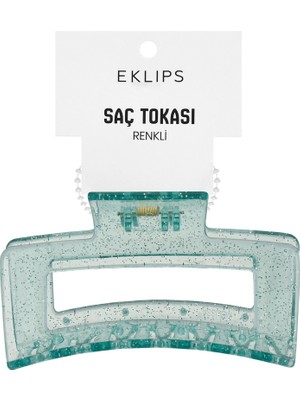 Eklips Dikdörtgen Mandal Toka Simli Yeşil
