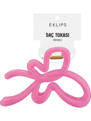 4 Adet Eklips Kurdele Mandal Toka Pembe