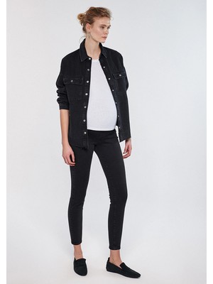 Mavi Serenay Maternity Hamile Gri Jean Pantolon 1043232046