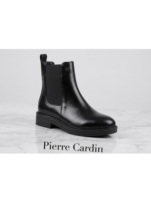 Pierre Cardin 56023 Kadın Chelsea Bot Yanı Lastikli Kaymaz Düz Taban
