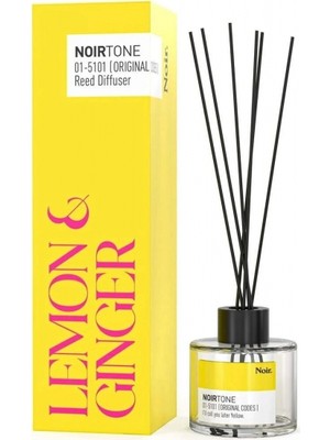 Noir. Noirtone Reed Dıffuser Lemon & Ginger Çubuklu Oda Kokusu 100 ml