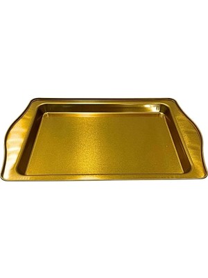 SS Home Concept Küçük Boy Gold Tutmalı Tepsi