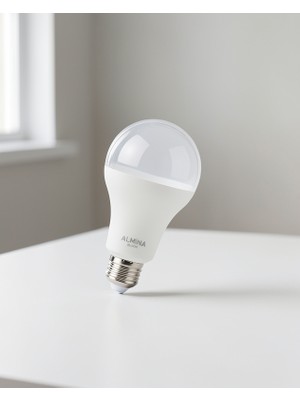 Alemdar Pazarlama DL-2030 Şarjlı LED Ampul, E27 Duy, Soğuk Beyaz, 30W