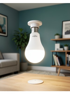 Alemdar Pazarlama Acil Durumlar Için Şarjlı LED Ampul 6400K Soğuk Beyaz 30 Watt Yeni Nesil