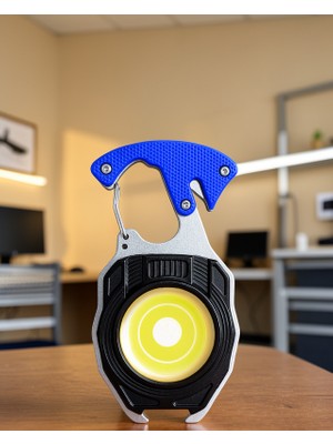 Alemdar Pazarlama Araç Kamp Outdoor ve Tamir Işleri Için Çok Amaçlı Cob LED Şarjlı Kurtarma ve Çalışma Fe