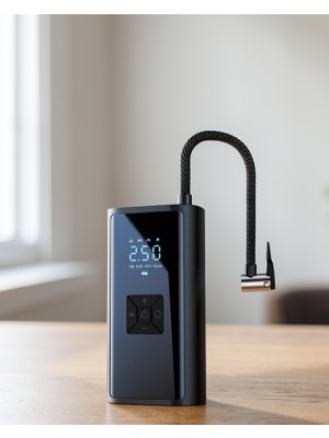 Alemdar Pazarlama EG216 Araç Pompası, Kablosuz, Dijital Ekranlı, 80W
