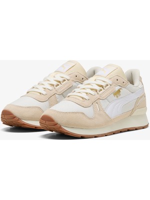 Puma Rx 737 Mesh Kadın Bej Spor Ayakkabı