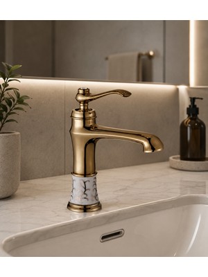 Titanium Design Roma Antik Lavabo Bataryası