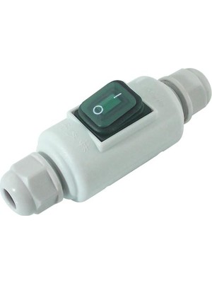 TeknoKapsül PM-26936 Su Geçirmez Beyaz Kablo Switch 4 Pin