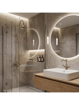Titanium Design Osmanlı Nostalji Serisi Duş Seti ve Lavabo Bataryası