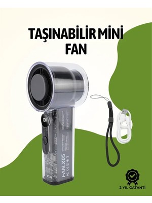 Majeur Sessiz Çalışan Taşınabilir Fan | Dijital Göstergeli | 100 Kademeli Hız Ayarı