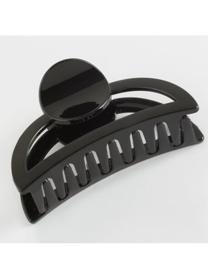 Fantastik Store 8  cm Oval Siyah Renkli Mandal Toka 1 Adet