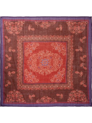 Yargıcı Paisley Desenli Fular