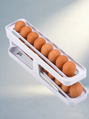 Gees Global Yumurta Saklama Organizeri Kayar Ray Sistemi ile Mutfak Düzeni