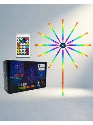 Gees Global Modern Kumandalı Rgb LED Duvar Lambası 1 Adet