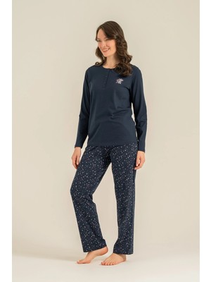 Moda Dua Arnetta AR3775-X Kadın Uzun Kollu Pijama Takım
