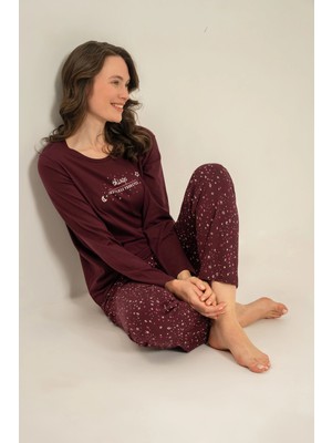 Ang Butik Arnetta AR3774-S Kadın Uzun Kollu Pijama Takım