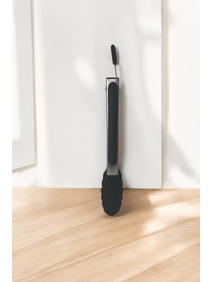 Mey İthalat Silikon Servis Yemek Maşası, 23 cm