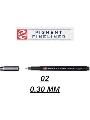 Mey İthalat Pigment Fineliner Teknik Çizim Kalemi; 0.30 Mm, Siyah
