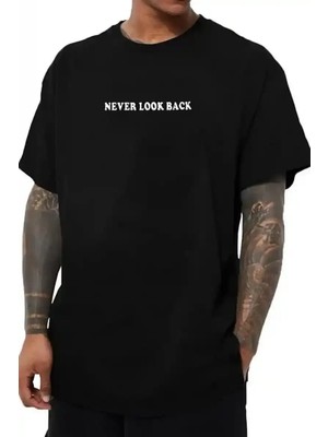Ayessa Erkek Baskılı T-Shirt Kısa Kol Bisiklet Yaka Regular Fit Rahat Kalıp Tişört - Siyah Siyah - 2xl