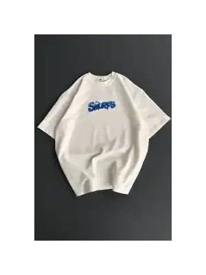 Ayessa Erkek Ön ve Arka Baskılı T-Shirt Kısa Kol Bisiklet Yaka Regular Fit Tişört -  Beyaz Beyaz - S