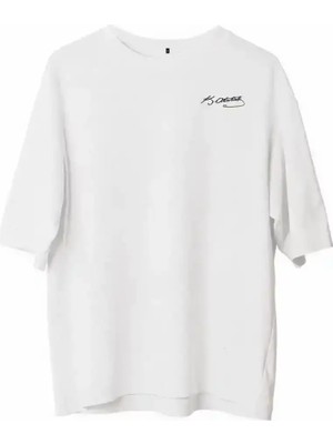 Ayessa Erkek Kısa Kol Tişört Bisiklet Yaka Atatürk Baskılı T-Shirt -  Beyaz Beyaz - M