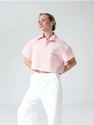 Ayessa Kadın Gömlek 1622162 Pembe - Xs
