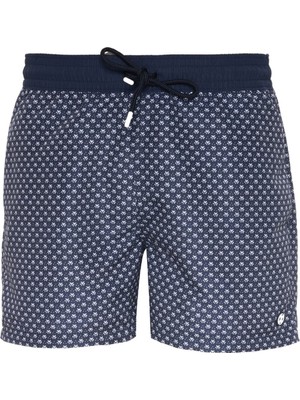 Ayessa Erkek Baskılı Deniz Şortu 1415027 416-NAVY Prınt - M