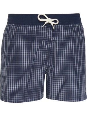 Ayessa Erkek Baskılı Deniz Şortu 1415025 416-NAVY Prınt - 2xl