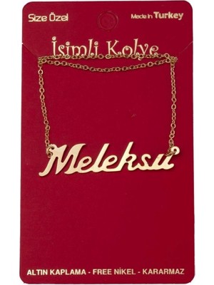 Pileli Store Meleksu Isimli Kolye (Kişiye Özel)