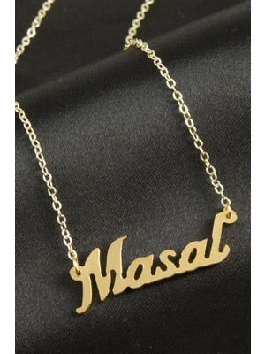 Pileli Store Masal Isimli Kolye (Kişiye Özel)