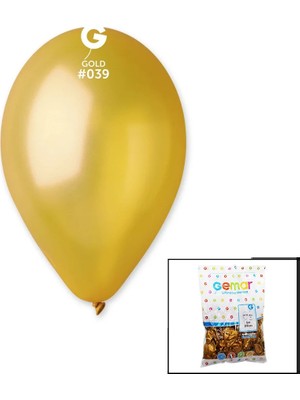 Veraura Lifestyle GM-110-39 Metalik - Altın Balon 11'' - 28CM - 100 Parça