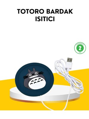 Veraura Lifestyle USB Isıtıcı Bardak Altlığı Totoro Desenli 45°–60° Sıcaklık Koruma