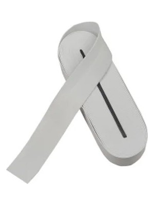 Veraura Lifestyle Beyaz - 4cm Paça Lastik Yassı Geniş 10MT