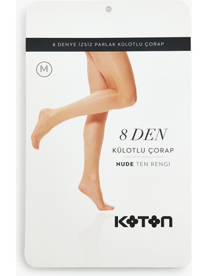 Koton 8 Den Izsiz Parlak Külotlu Çorap