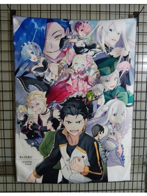 Owlbag Company Owl Bag Re:zero Anime Poster Desenli Tasarım Duvar Halısı