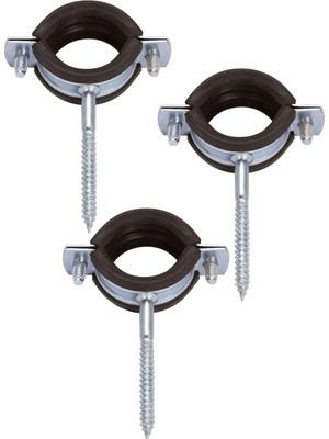 Colezium 4 Inch Trifonlu Boru Kelepçesi ( 3 Adet )