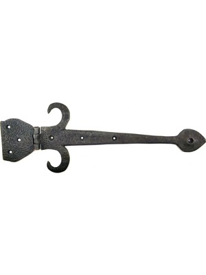 Colezium Antika Tarz Dekoratif Pirinç Kuyruklu Çanak Menteşe - 137X390 Mm, Oksit