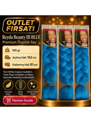 Colezium 3 Paket / Afrika Örgüsü ve Rasta Için Sen  Blue3