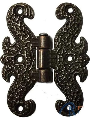 Colezium Zamak Kelebek Menteşe - Büyük, 50X67MM, Oksit, 100 Adet
