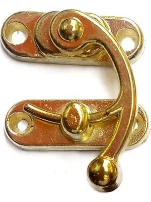 Colezium Yay Gözü, Ahşap Kutu Klipsi - Minik 20X24 Mm, Sarı, 100 Adet