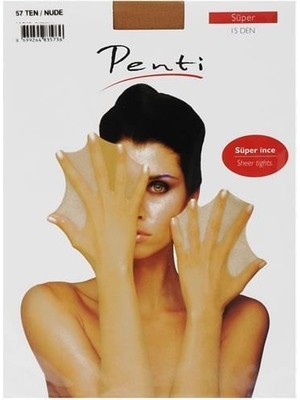 Belirtilmemiş Penti Külotlu Süper 15 Den 57 Ten No 4 Xl