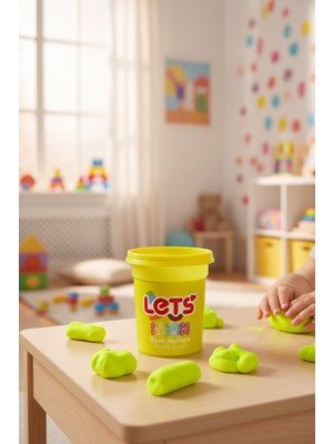 Neon Oyun Hamuru Sarı 110G