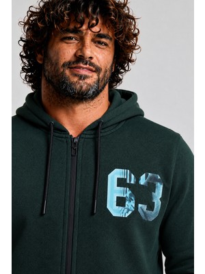 Starbattal Büyük Beden Kapüşonlu Sweat Double Face Sixty Three 25704 Neftı