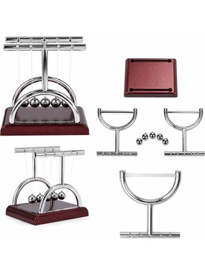 Semel Balance Balls Orta Newton - Metal Denge Topları Masa Üstü